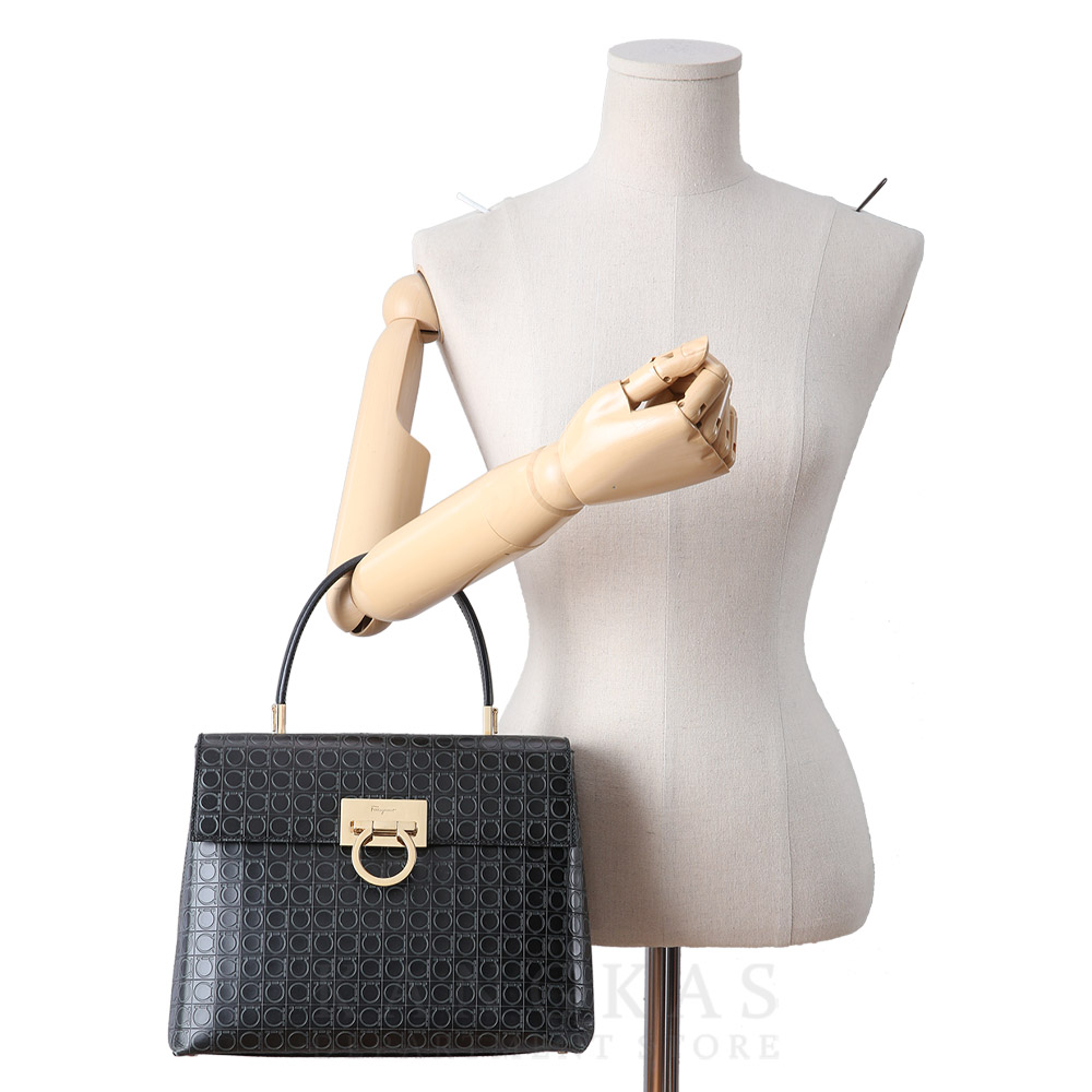 FERRAGAMO(USED)페레가모 간치니 토트겸 숄더백